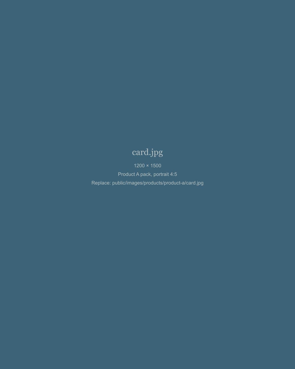 [TODO: photo of the product A pack]